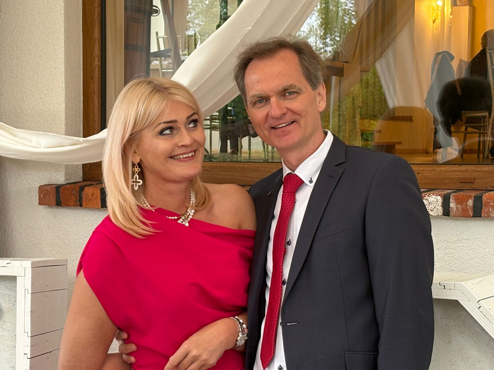 Waldemar (właściciel biura) z ukochaną Aleksandrą