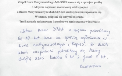 Monika 37 l. i Przemysław 41 l.